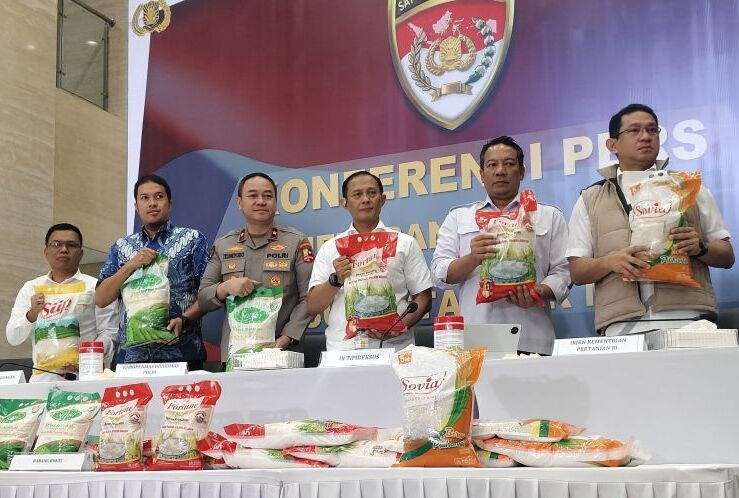 Tiga Karyawan PT PIM Ditetapkan Tersangka Kasus Beras Oplosan
