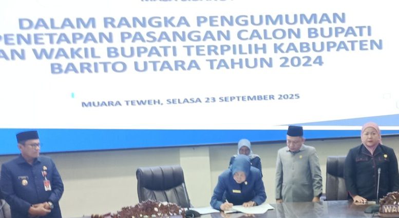 DPRD Barut Tetapkan Shalahuddin–Felix sebagai Bupati dan Wabup Terpilih