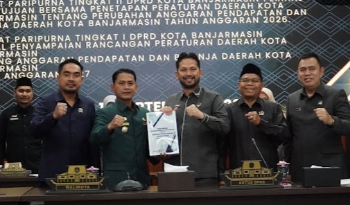 APBD Perubahan 2026 Banjarmasin Tembus Rp2,6 Triliun, Silpa 2025 Rp519 Miliar jadi Penutup Defisit